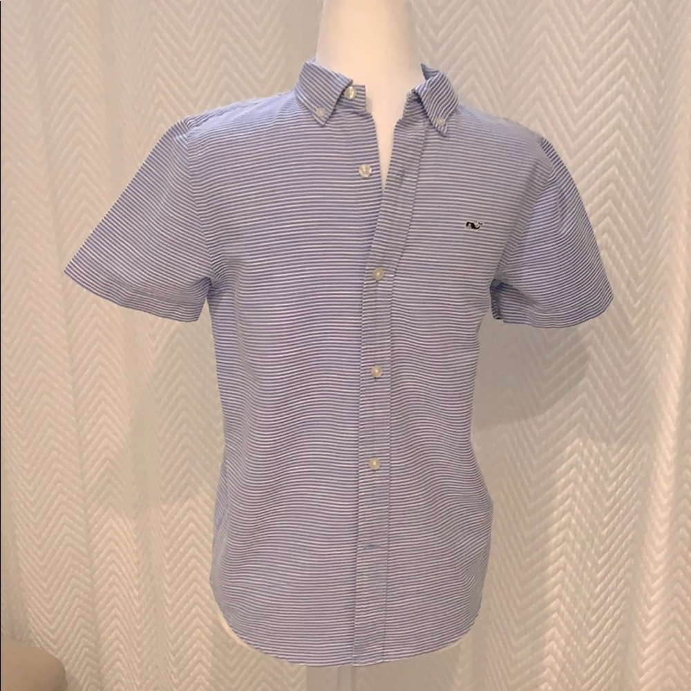 Vineyard Vine Boys whale shirt